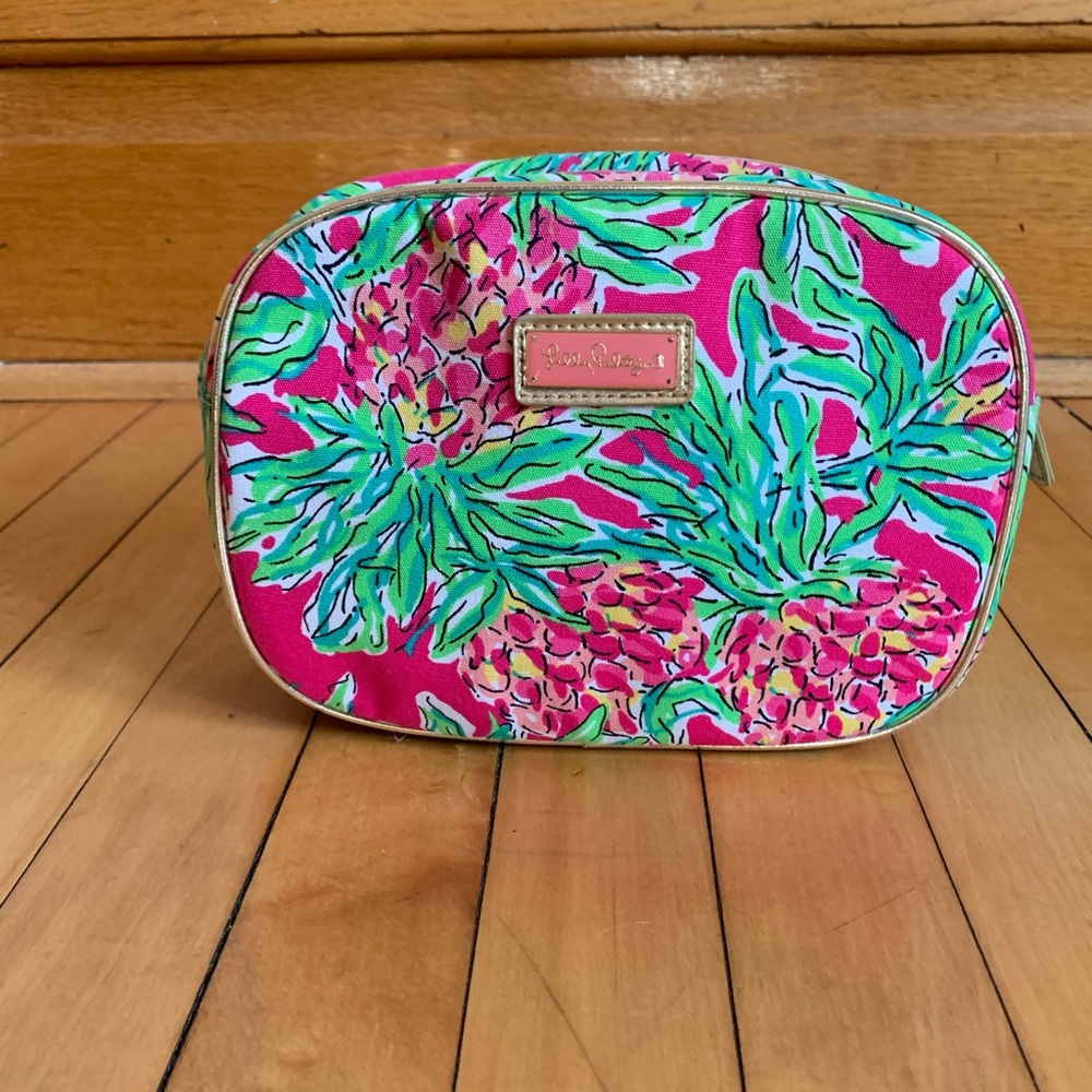Lilly Pulitzer Pink Cosmetic or Jewelry Bag
